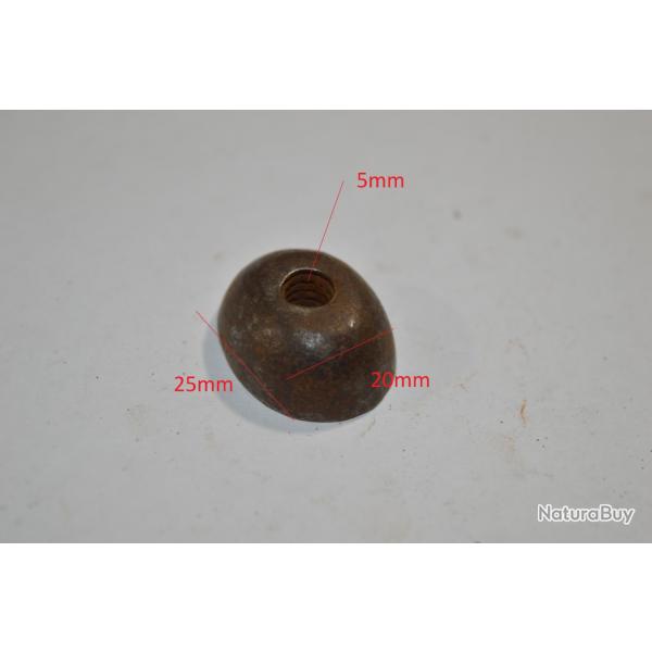 Pice Crosse plaquette pommeau insert revolver pistolet ancien officier 1800/1900 poudre noir (17)