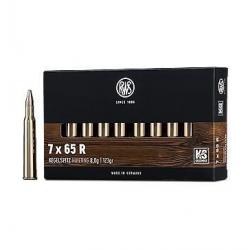 Munitions RWS 7x65 R KS 8g 123gr x2 boites
