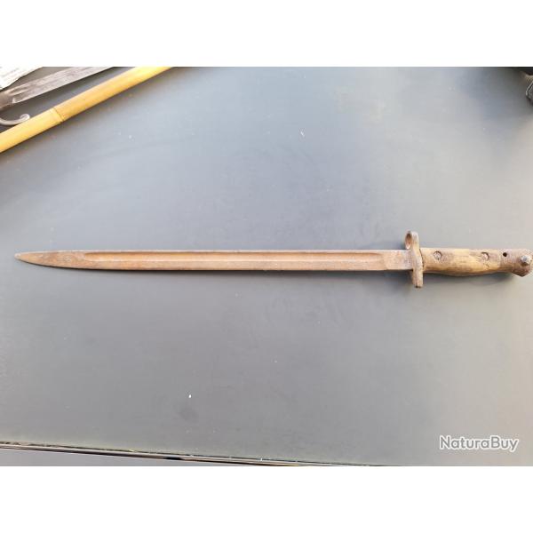 Baonnette de Lee Enfield 1907 dans son jus de grenier