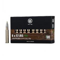 Munitions RWS 8x57 JRS EVO Green 9g 139gr x2 boites