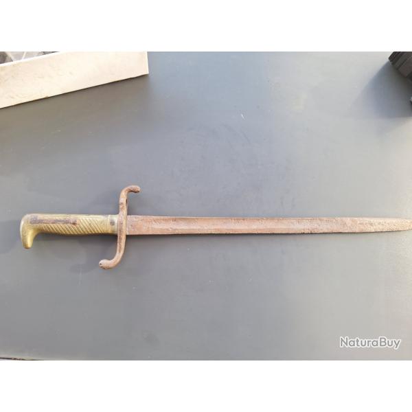 Baonnette de MAUSER 1871  dans son jus de dcouverte