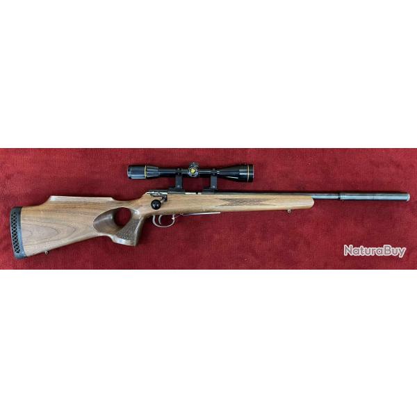 OCCASION - ANSCHUTZ THUMBHOLE 1517 17HMR + LUNETTE + SILENCIEUX
