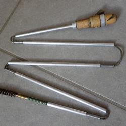 Baguette en alu de nettoyage pour fusils suisses ou tous 7,5 mm