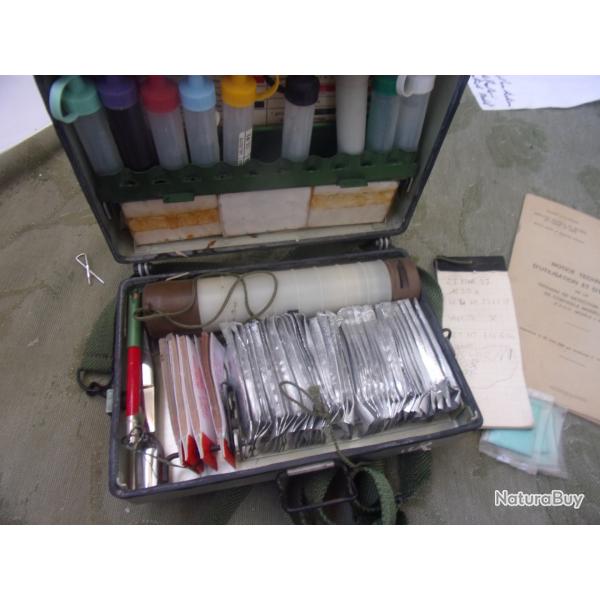 trousse de dtection chimique de contrle modle 1 bis arme franaise