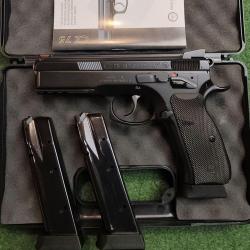 Pistolet semi-automatique CZ 75 SP-01 Shadow - Calibre 9x19 + Mallette et 3 chargeurs (Occasion très