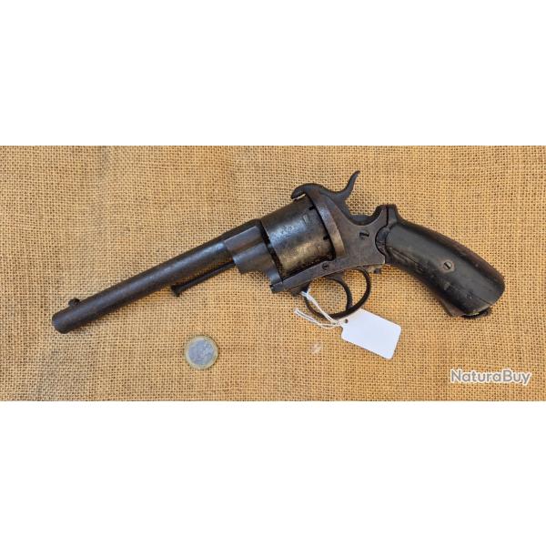 Revolver  broche lefaucheux le faucheux XIX EME grand modle