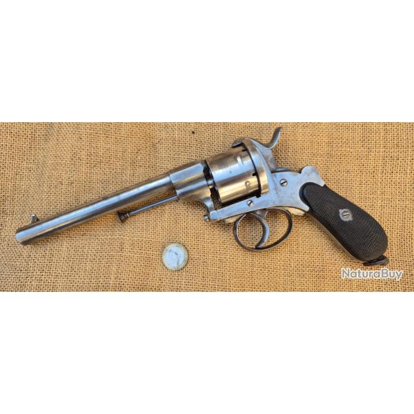 Super Revolver  broche lefaucheux le faucheux XIX EME grand modle 100% fonctionnel