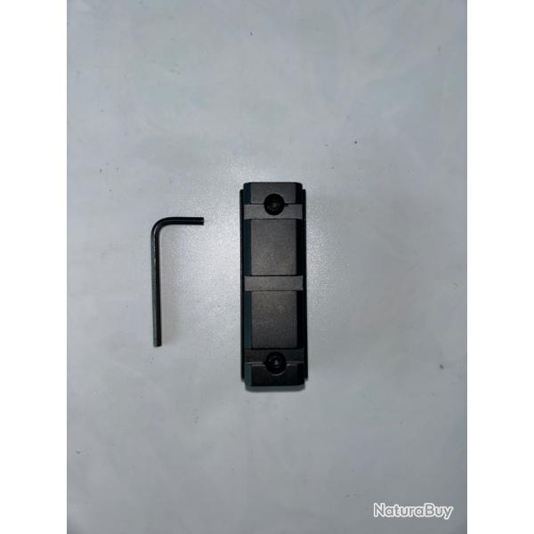 Convertisseur de rail Discovery 11mm vers 20mm weaver