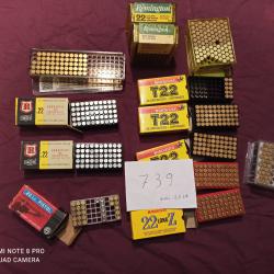 739 Balles de 22LR boites entamé et pleine HV et standard... Un lot sortie du placard!