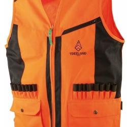 Gilet de chasse anti-ronce orange TREELAND-5XL