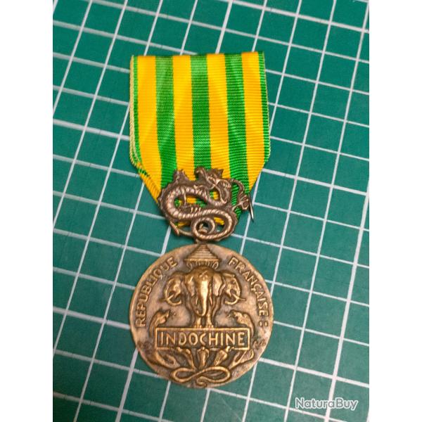 MEDAILLE COMMEMORATIVE DE LA GUERRE D'INDOCHINE