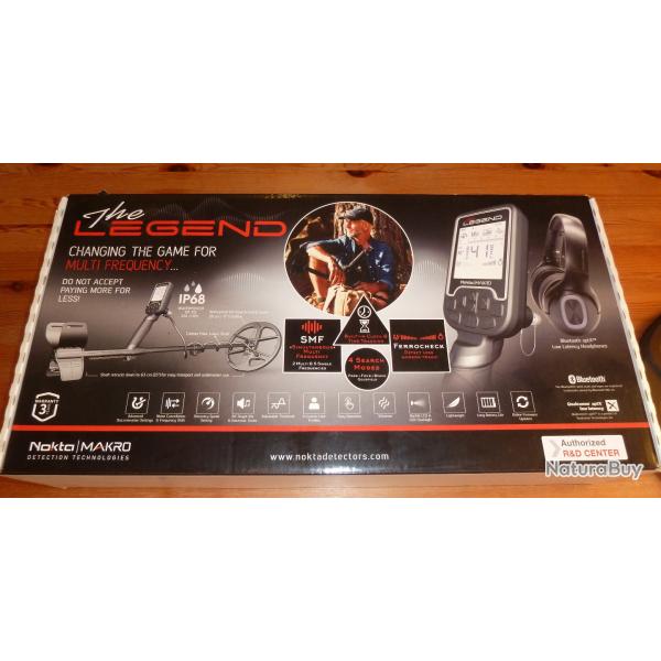 Detecteur de mtaux Nokta Lengend complet ( 3 ttes et pinpointer)