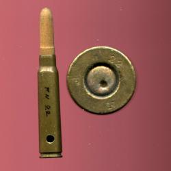 7.65 x 53 Mauser Belge Mle 1889 - à balnc balle bois- neutralisée