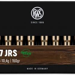 Munitions RWS 8x57 JRS HIT Green 10.4g 160gr x2 boites