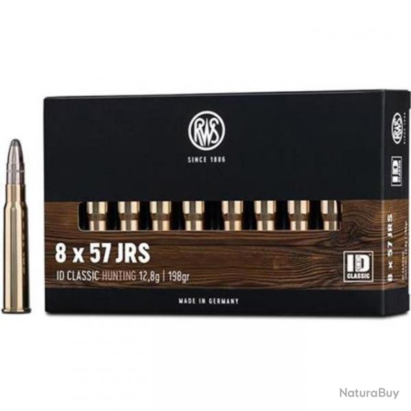 Munitions RWS 8x57 JRS ID Classic 12.8g 198gr x2 boites