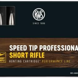 Munitions RWS 8x57 JS Speed Tip Pro Short Rifle 500mm 11.7g 180gr x2 boites