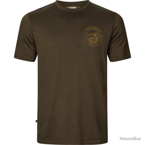 T-SHIRT MANCHE COURTE  HARKILA GAME STAG WILLOW GREEN TAILLE XXL NEUF