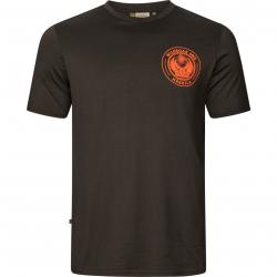 T-SHIRT MANCHE COURTE  HARKILA GAME WILDBOAR SHADOW BROWN TAILLE XL  NEUF