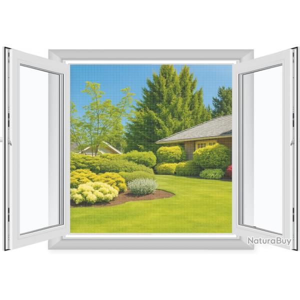 Moustiquaire pour fentre dcouplable 180 x 150 cm - Blanc