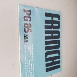 franchi prestige pg 85 devant notice