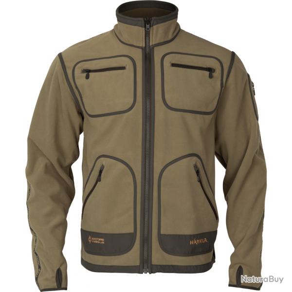 POLAIRE HARKILA KAMKO ANTIQUE BRONZE/ WILLOW GREEN TAILLE L NEUVE