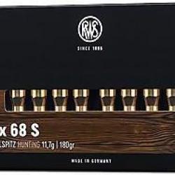 Munitions RWS 8x68 S KS 11.7g 180gr x2 boites