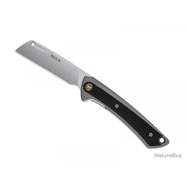 Couteau Buck Knives HILINE lame Cleaver acier D2 avec  flipper 