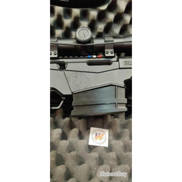 RUGER RPR  - Talon de chargeur BX 10/22 au look 308 avec fixation par VIS_ LoOk 308 - Print 3D