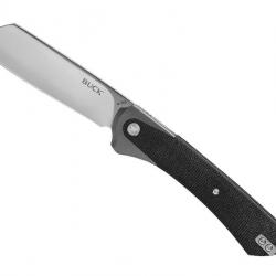 Couteau Buck Knives HILINE XL GRIS lame Cleaver acier D2 avec « flipper »