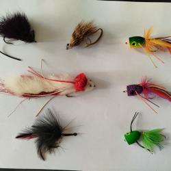 Lot de 7 leurres Pêche à la mouche
