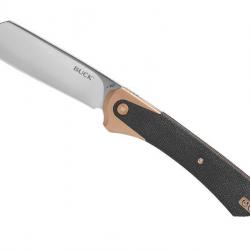 Couteau Buck Knives HILINE XL CUIVRE lame Cleaver acier D2 avec « flipper »