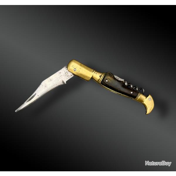 COUTEAU pliant deux pices - Italie - XIXme sicle