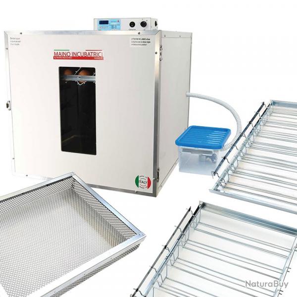 Kit : Couveuse volutive +1 tiroir poule + 1 tiroir oie + 1 panier + humidificateur