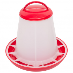 Mangeoire à trémie plastique avec couvercle 3kg