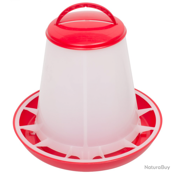 Mangeoire  trmie plastique avec couvercle 3kg