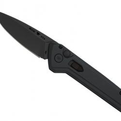 Couteau automatique Buck Knives  DEPLOY BLACKOUT lame drop-point acier CPM-S35VN avec sécurité