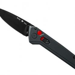 Couteau automatique Buck Knives  DEPLOY GRIS lame drop-point acier 154CM revêtement Cerakote® noir