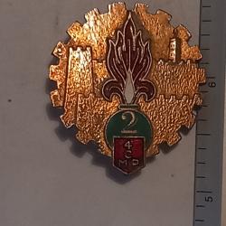 Insigne de la 4ème compagnie mixte portée du 2ème régiment étranger d'infanterie (2ème REI)