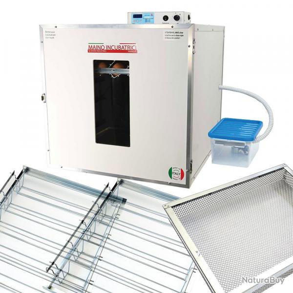 Kit : Couveuse volutive + 1 tiroir poule + 2 tiroirs oie + 1 panier + humidificateur