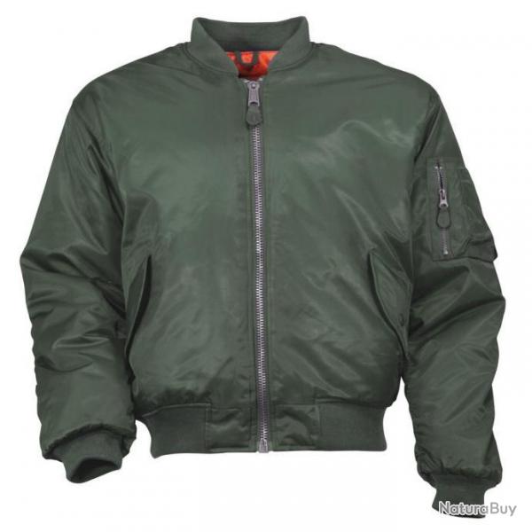 Prix de dpart  1 !! Blouson MA1 Bombers Kaki City Gard Taille L