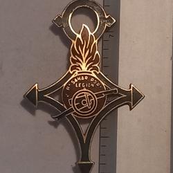 Insigne de la 2ème batterie saharienne portée de la Légion (2ème BSPL)