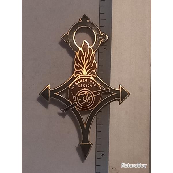 Insigne de la 2me batterie saharienne porte de la Lgion (2me BSPL)