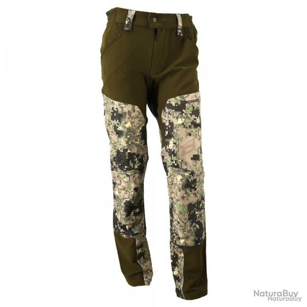 Pantalon stretch digital vert somlys