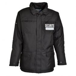 Prix de départ à 1 !! Parka Sécurité City Guard Noir Taille M