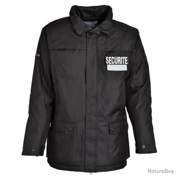 Prix de dpart  1 !! Parka Scurit City Guard Noir Taille M
