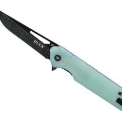 Couteau Buck Knives INFUSION G10 NATUREL lame noire à trou acier 7cr