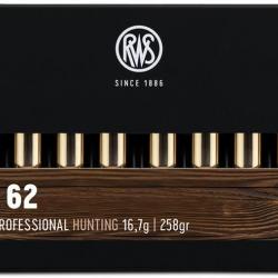 Munitions RWS 9.3x62 Speed Tip Pro 16.7g 258gr x2 boites