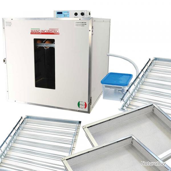 Kit : Couveuse volutive + 2 tiroirs poule + 2 paniers d'closion + humidificateur