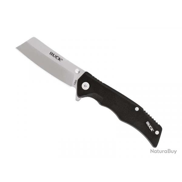 Couteau Buck Knives TRUNK NOIR lame Cleaver acier 7Cr
