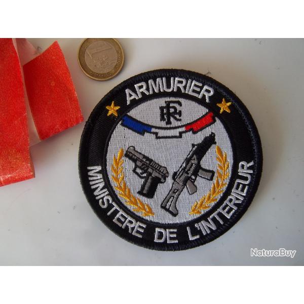 cusson patch insigne tissu ministre de l'intrieur armurier